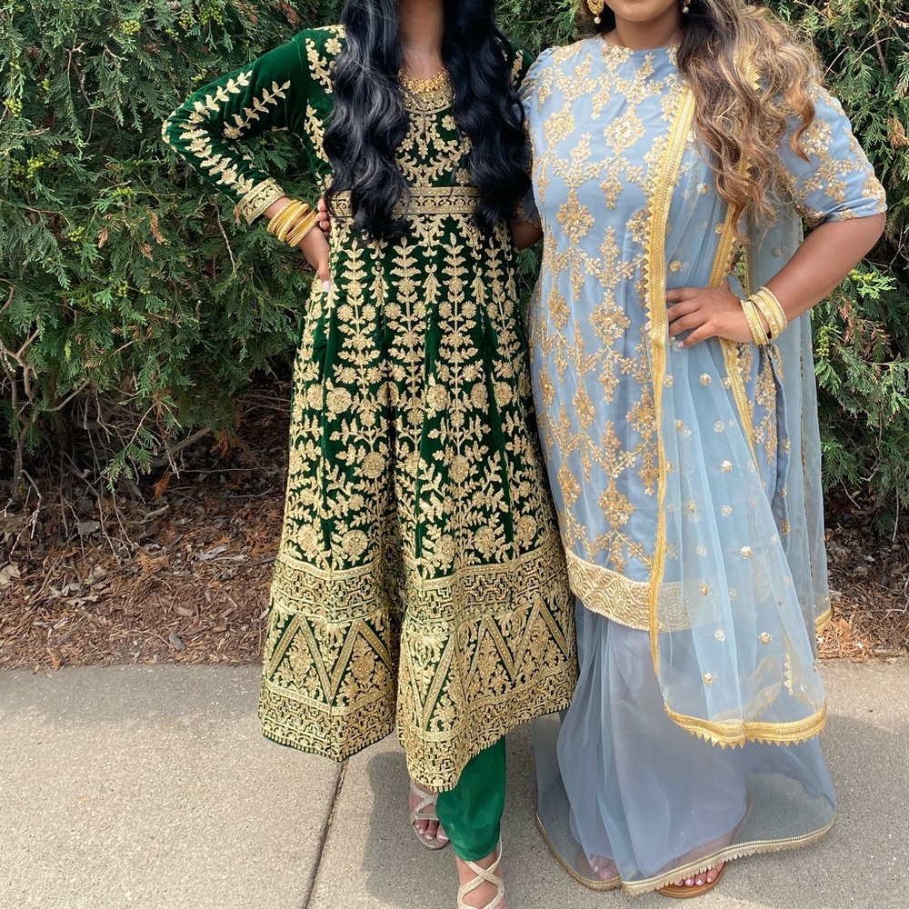 Size 0 Green Indian outfit